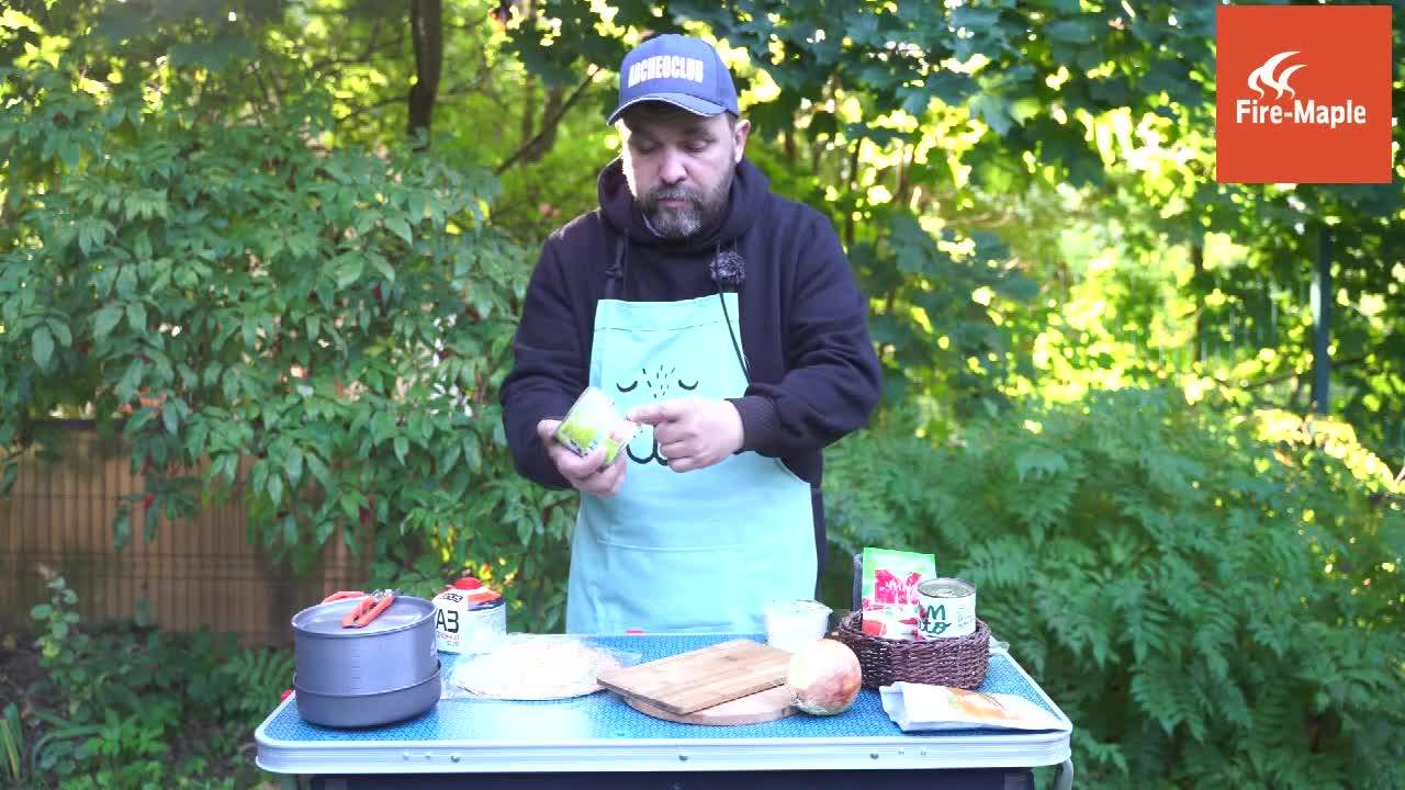 Fire Maple器具ハイキング調理セット熱交換器ポットパンケトル FMC-FC2