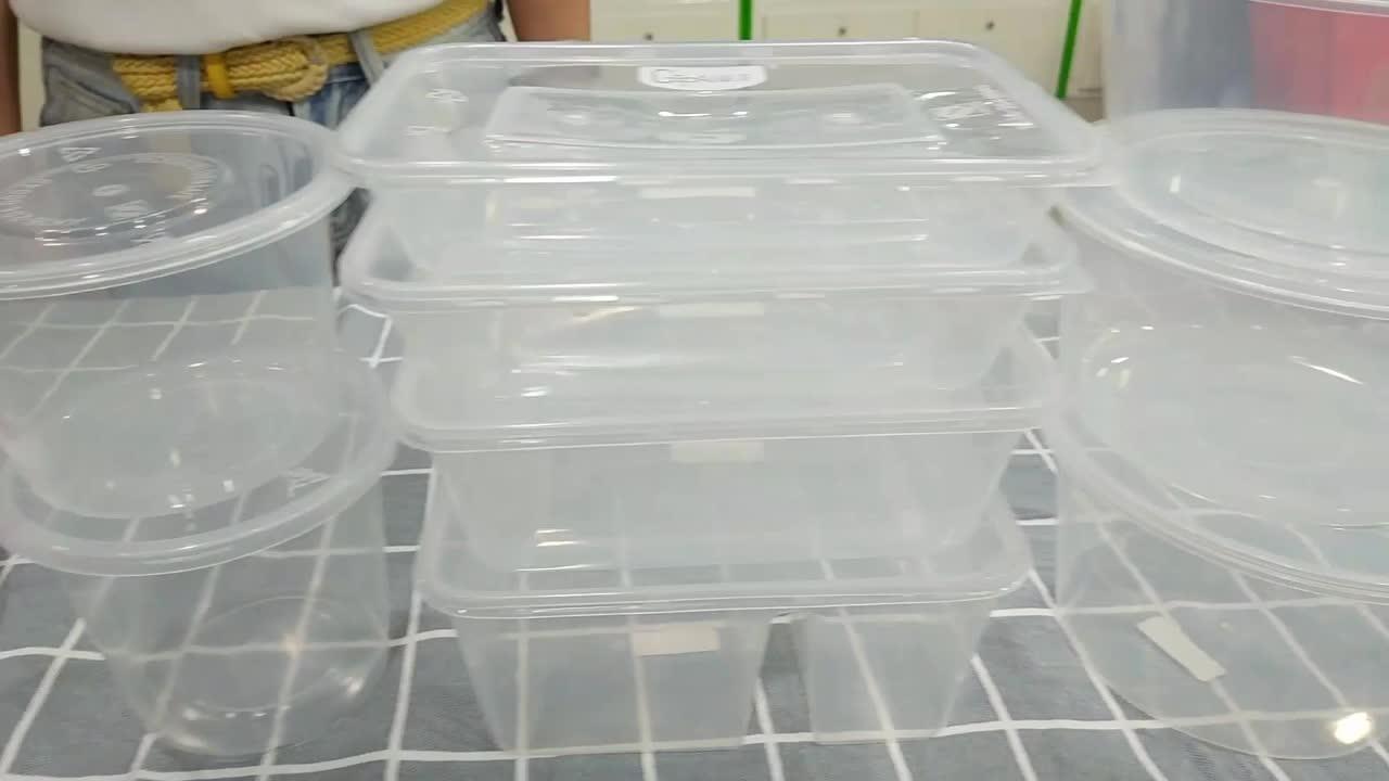 Disposable Rectangular 1000ml Plastic Food Container Buy 1000ml
