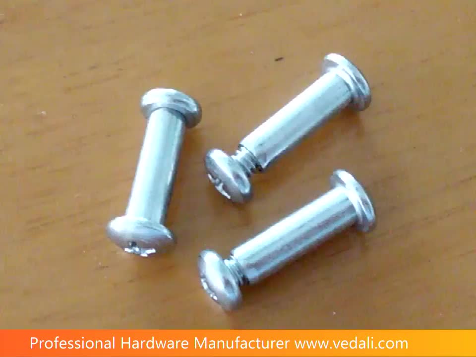 Slot Truss Head Binding Post Screws Male Female Threads M5 Steel