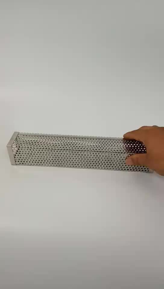 Perforated Bbq Smoke Generator Tube Smoker Stainless Steel Hexagonal