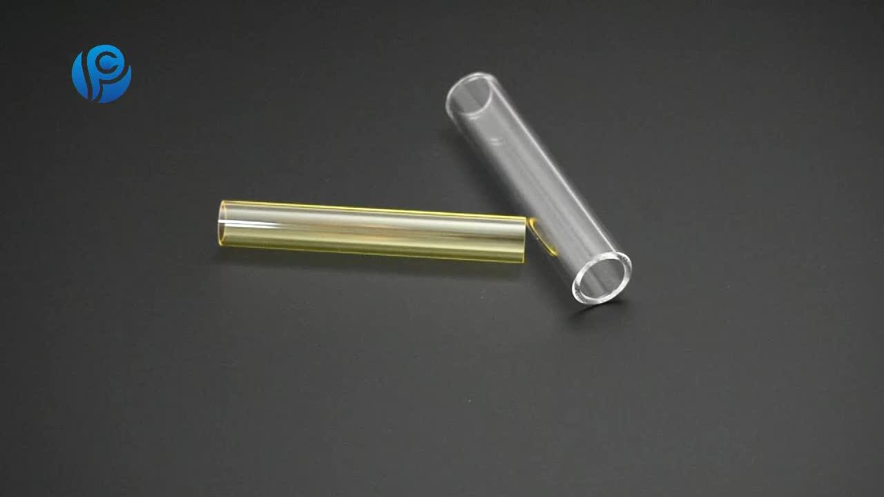 Heat Resistant Transparent Crystal Glass Pipe For Smoking Buy Heat