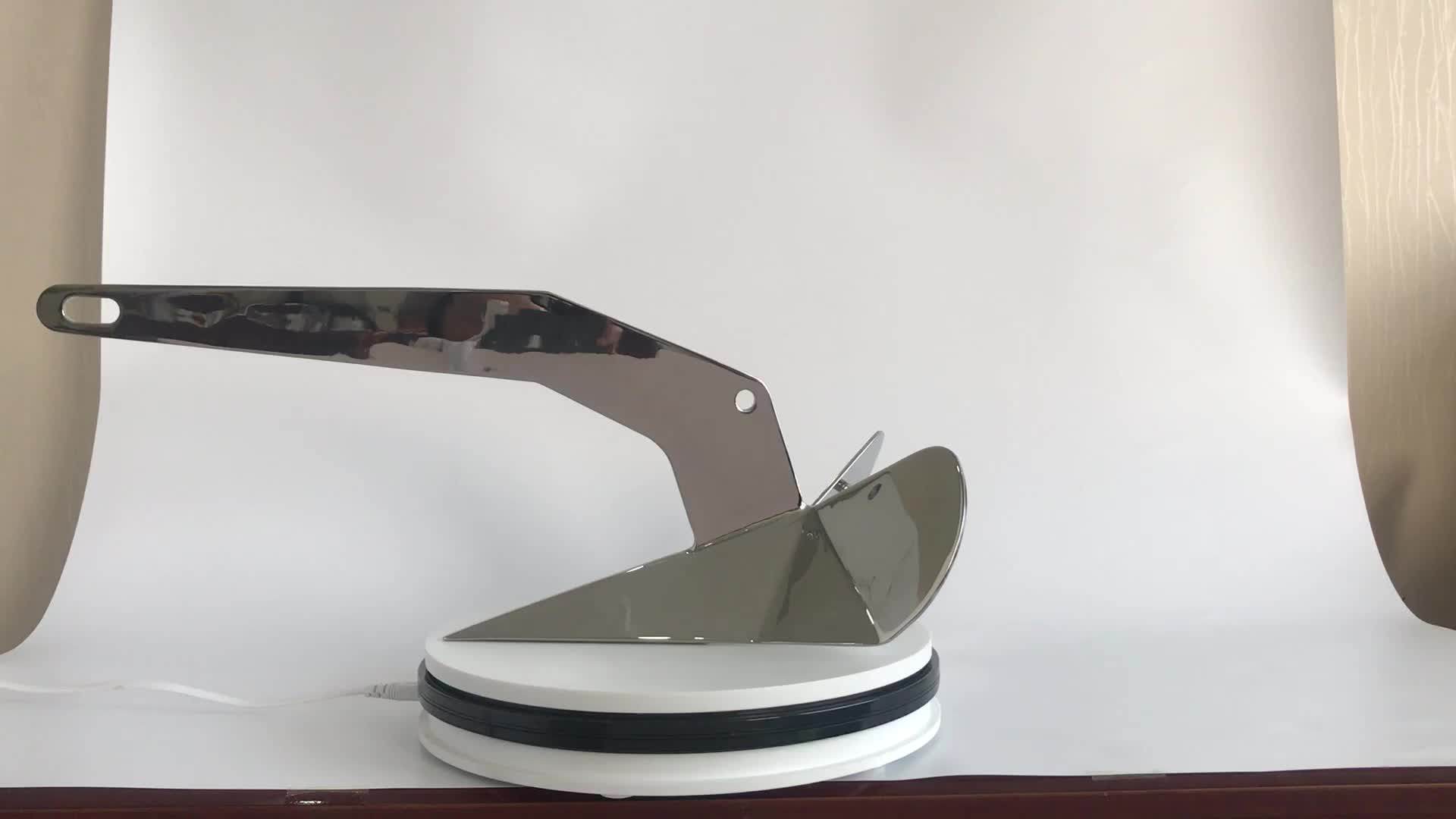 Marine Anchor 316 Stainless Steel Mirror Polished Boat Anchor Delta