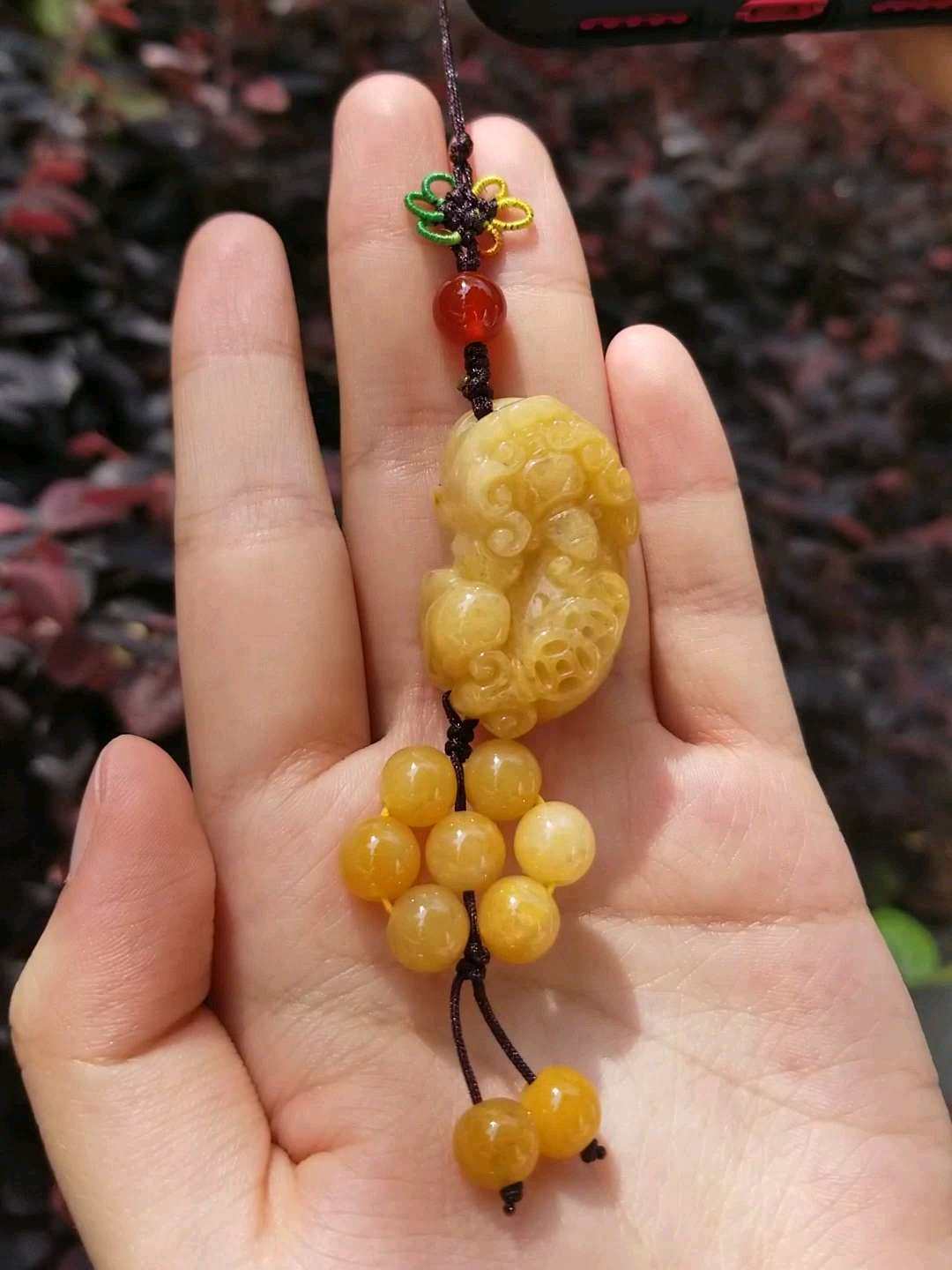 49块买个手机链？这玩意儿竟藏了U盘+貔貅+七星阵？！_手机挂件_淘宝数码网