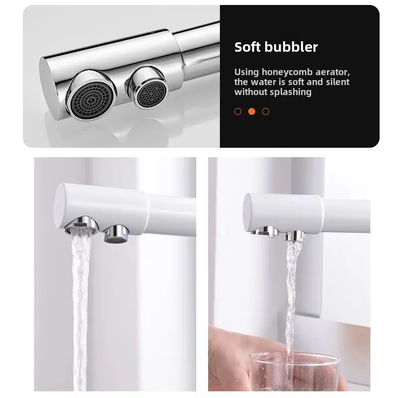all-bronze three-in-one water faucet Sanwater kitchen kitchen pure water direct drinking cold and cold water purifier water faucet