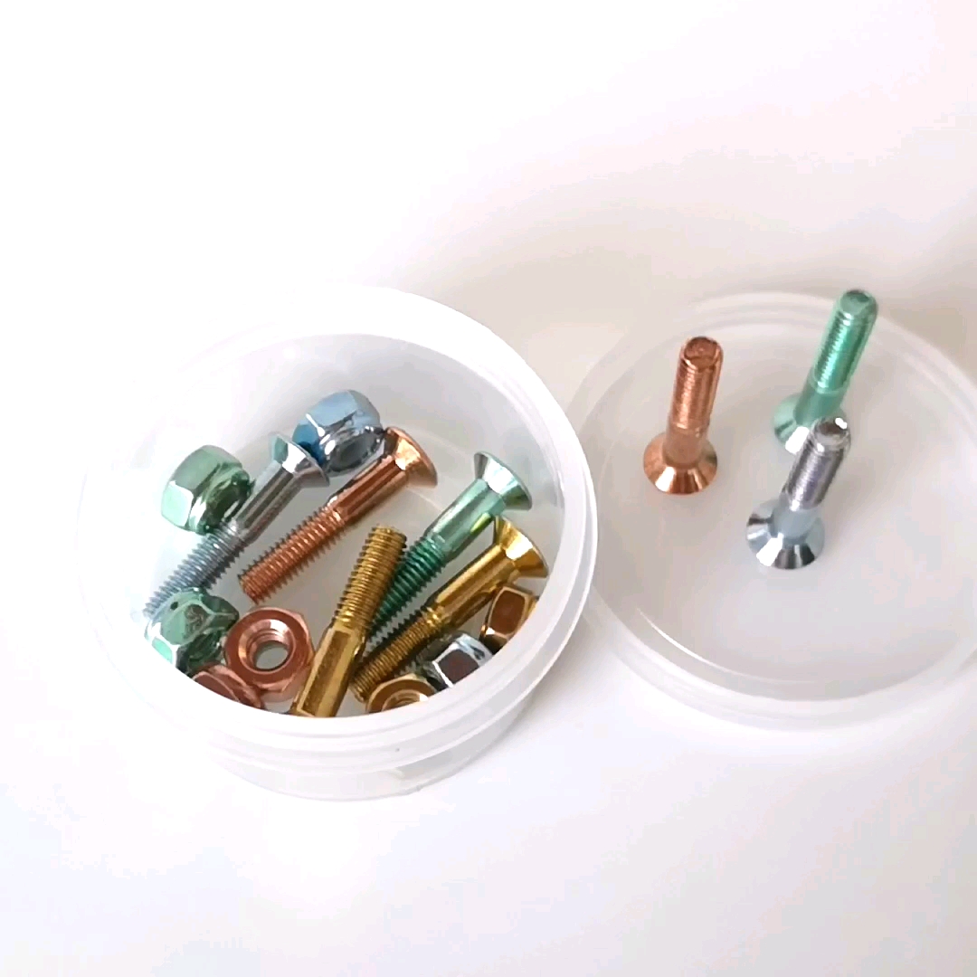 1 Inch Allen Head Hardware Colored Skateboard Bolts And Nuts With
