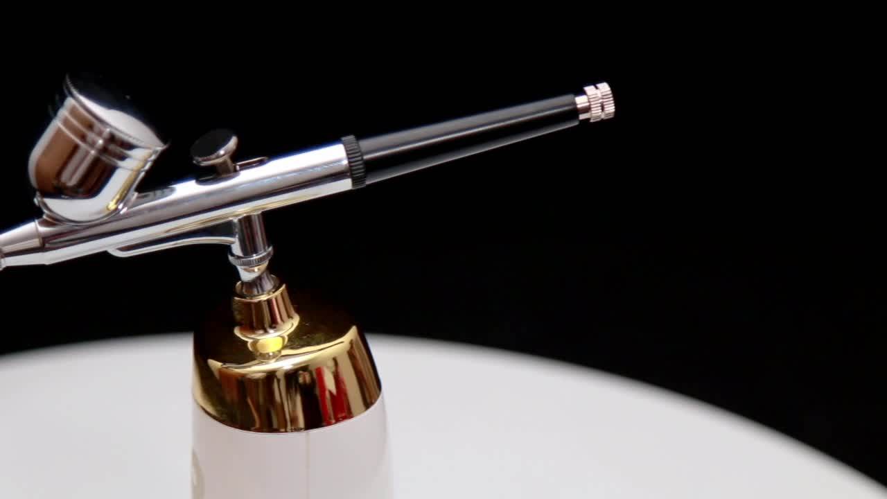 Hb05 Barber Cordless Compressor Battery Operation Airbrush Makeup Kit