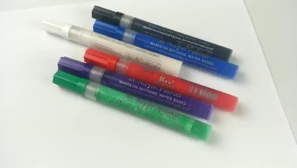 12pcs Art Professional Acrylic Paint Pens Set Buy Marker Pen,Acrylic