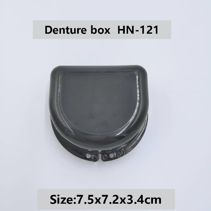 Plastic Retainer Case Dental Box Orthodontic Box Denture Storage Case