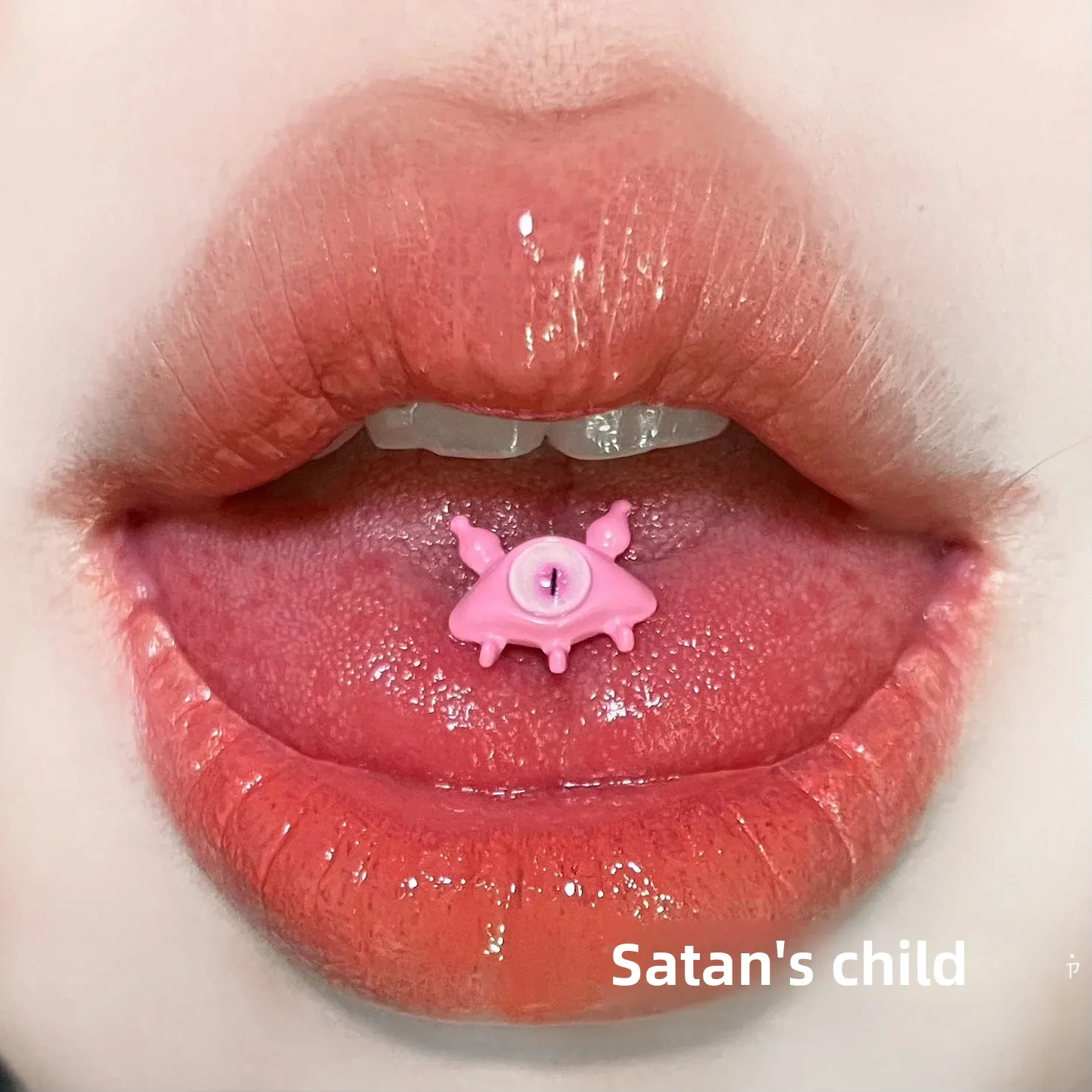 Tongue piercing stainless steel