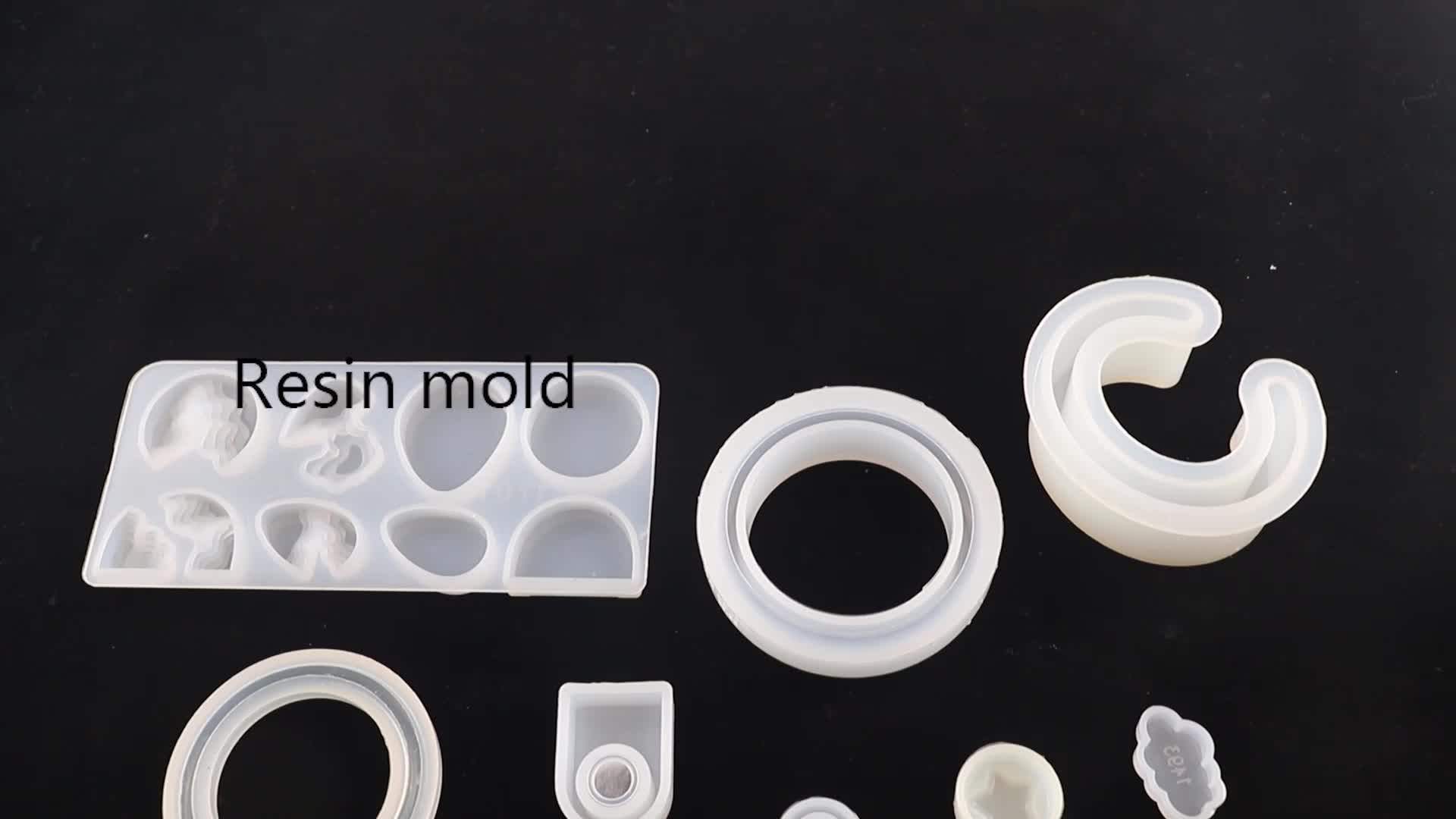 Diy Jewelry Package Epoxy Resin Silicone Jewelry Molds Kit Set With