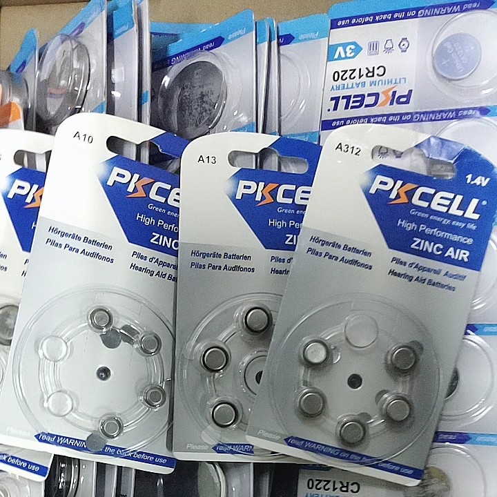 Zinc Air Button Cell Batteries A675 P675 Pr44 Lr44 1.4v Hearing Aid Battery Buy A675 P675 Pr44