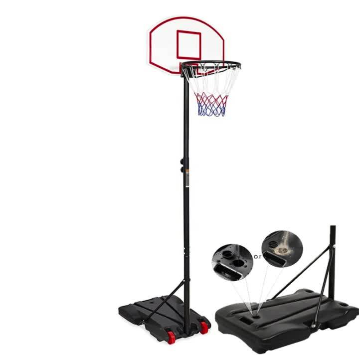 Height Adjustable And Movable Stable And Outdoor Portable Basketball