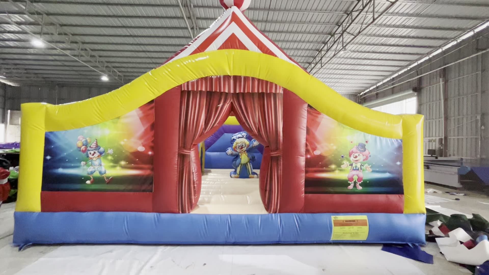 Kids Bounce House Commercial Slide Frozen Elsa Inflatable Bouncer Pink