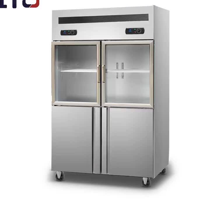 Uf1810 Em Grande Escala Comercial Geladeira Freezer Da Cozinha/4 Portas