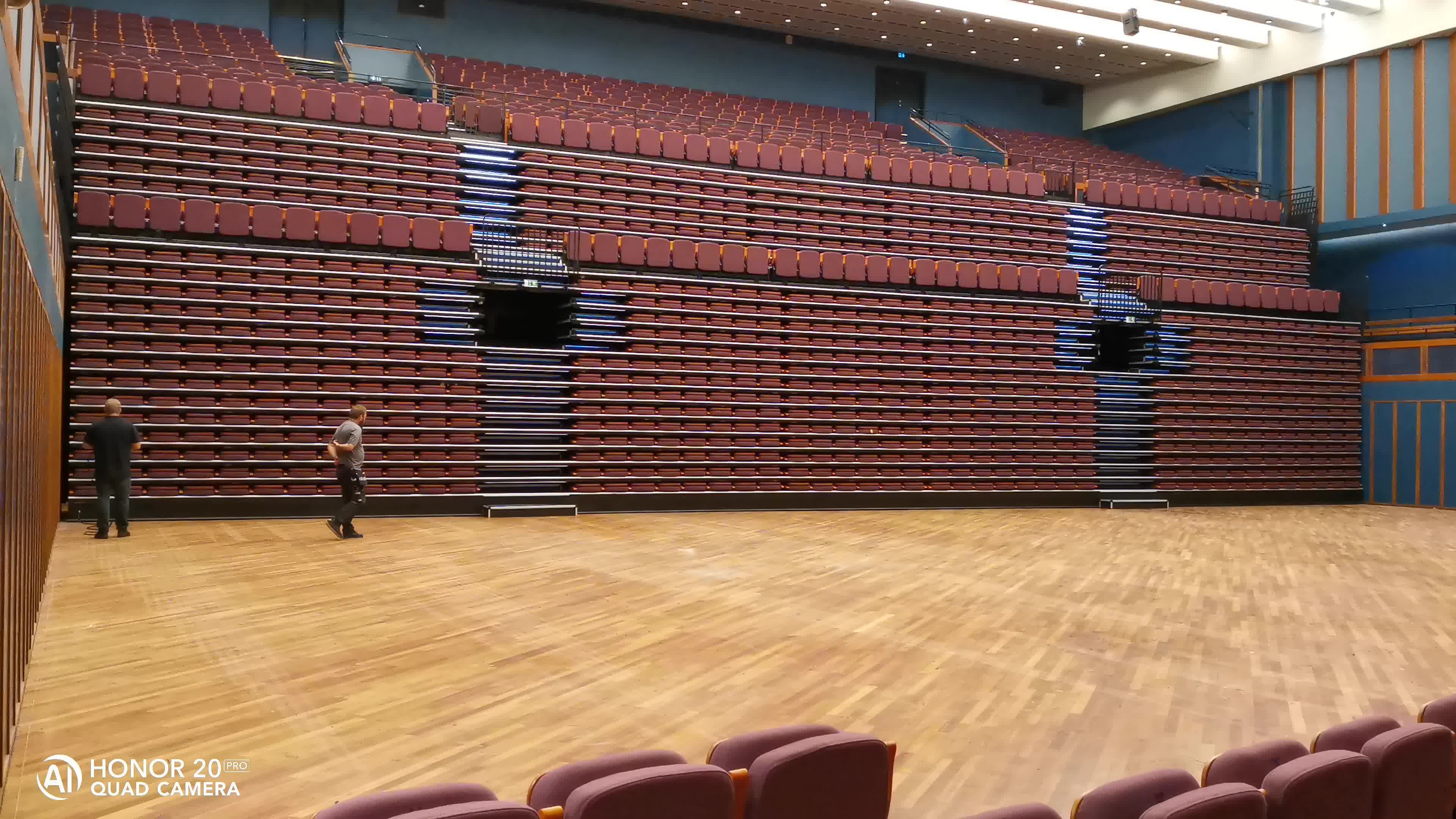 Auditorium Facility Seatway Retractable Indoor Tribune Telescopic