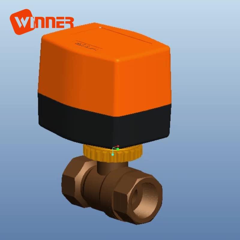 220vac Electronic Blow Off Check Valve On/off Water Flow Control Ball