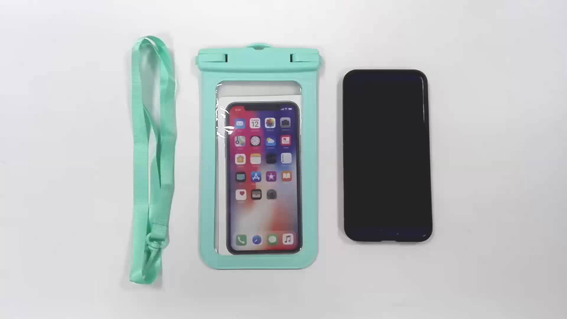 Waterproof Cell Phone Bags Dry Travelling Custom Cellphone Pouch Outdoor Mobile Phone Plastic