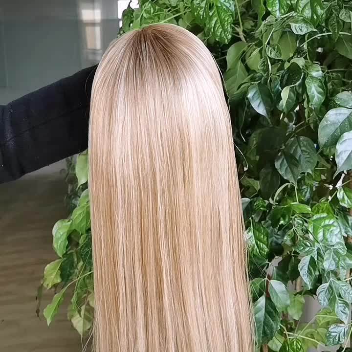 European Russian Salvic Human Hair Sheitel Kosher Wigs With Silk Top