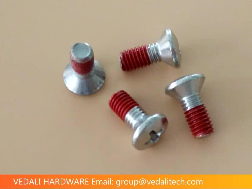 Stainless Steel Nylock Screws Locking Patch Oval Head Ph2 Machine