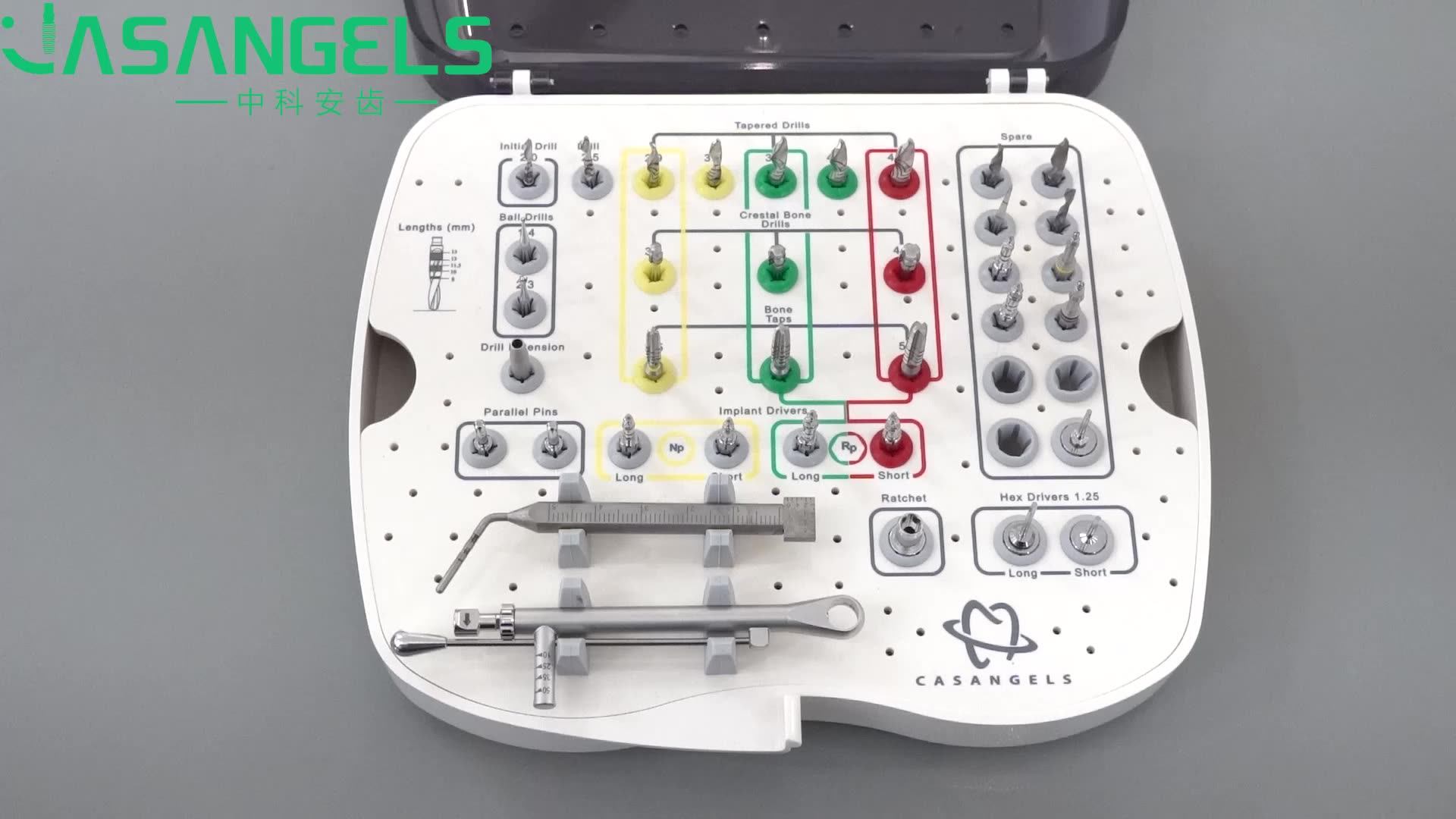 Angels Dental Implant Tool Kit With Dental Implant Drill For Dentist