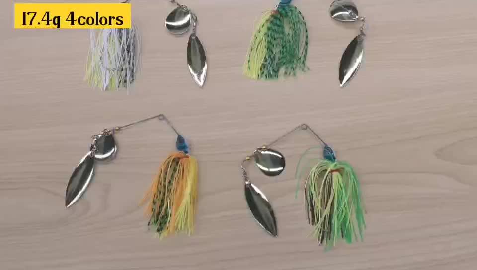 19.8g 0.7oz Spinners Fishing Lures Metal Lure Strong Hooks Spoons Fresh