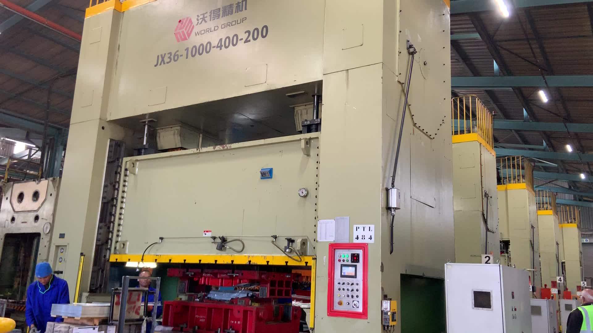 Jx36800 Model 800 Ton Progressive Die Punching Press Machine Buy