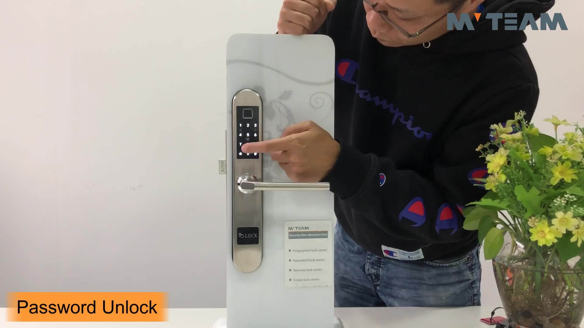 Residential Door Locks Keyless Finger Print Sliding Door Lock For