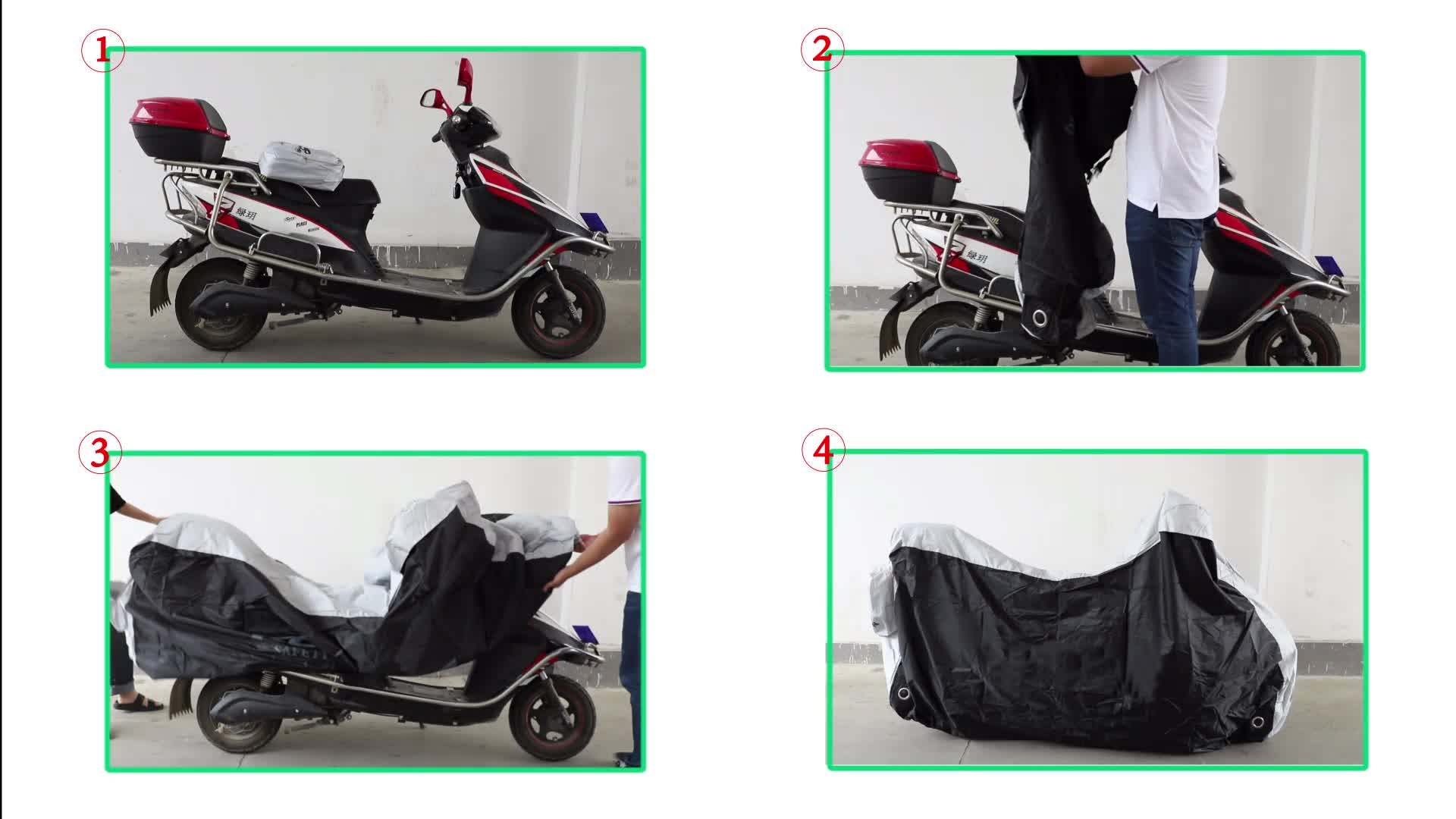 Dustproof Motorbike Protective Cover Waterproof Sun Protection