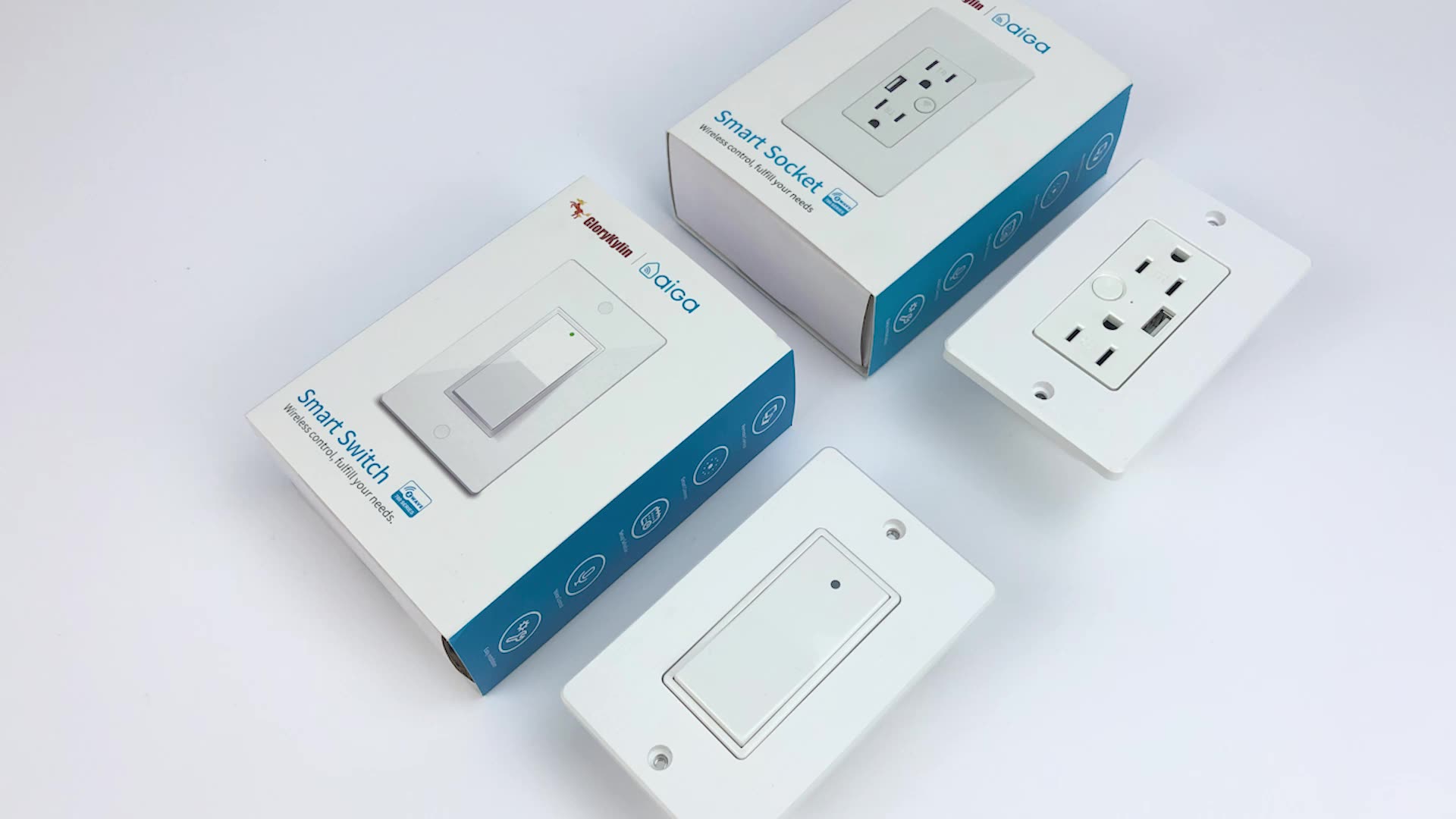 Zigbee Wall Switch Smart Home Solutions System Voice Control Smart Wifi