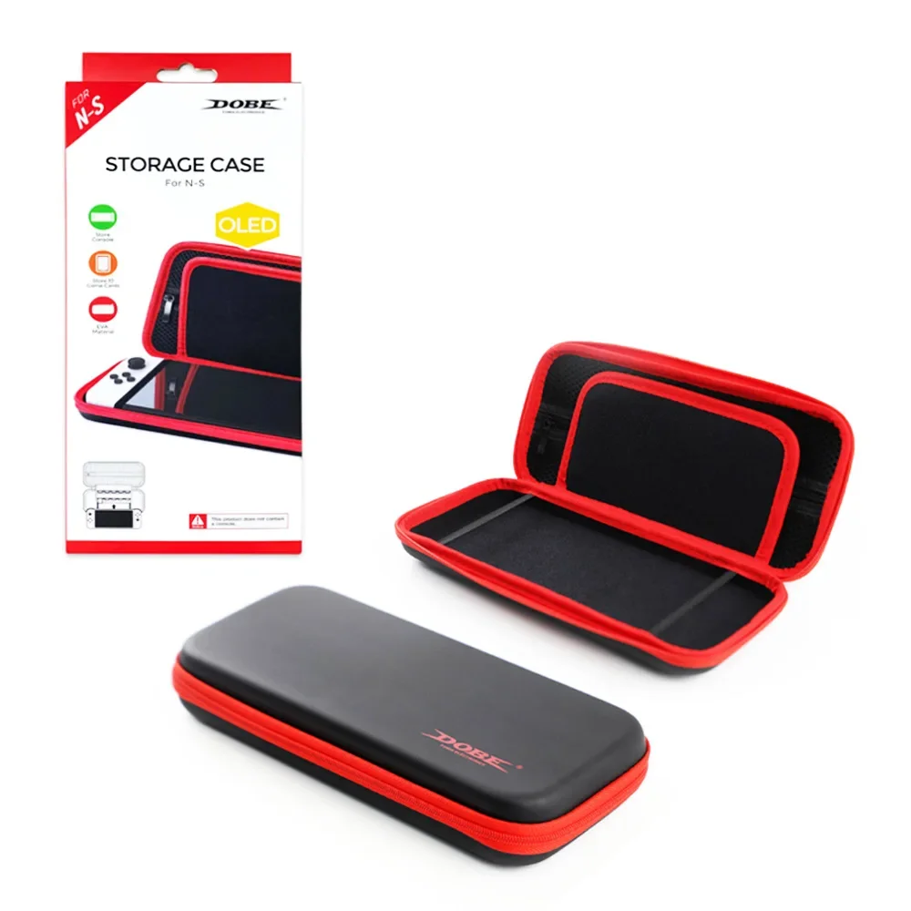 Switch OLED host storage hard bag Switch OLED host protection bag zipper hard bag with interlayer
