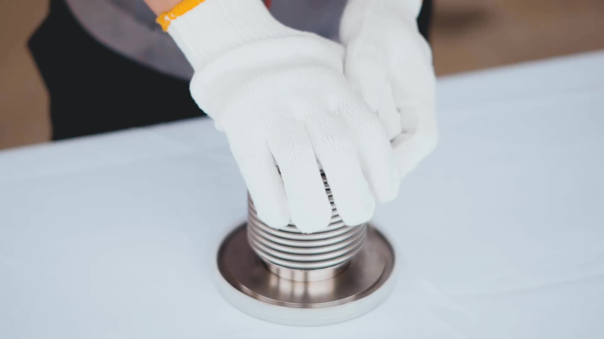 Isokf Flange Stainless Steel Bellows Hose Metal Kf16 Kf25 Kf40 Kf50 4