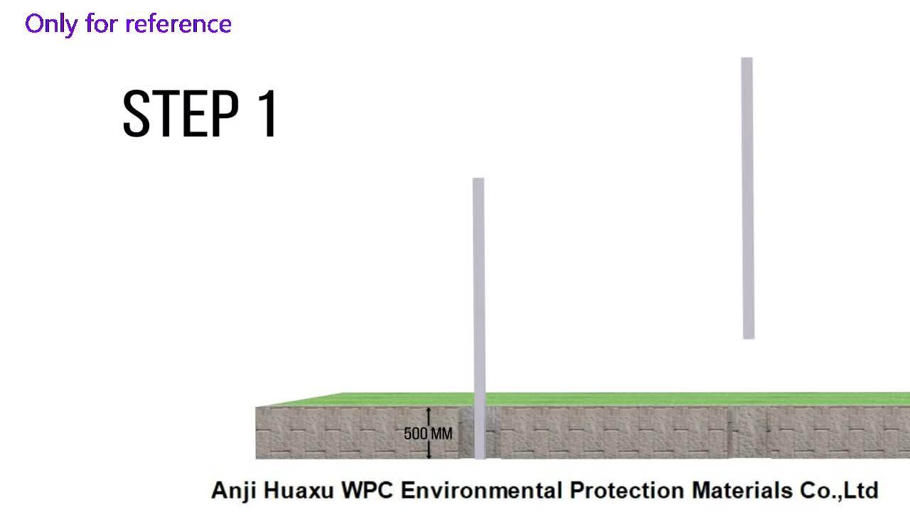 Home Garden Exterior Uv Resistant And Waterproof Aluminium Fencing Post