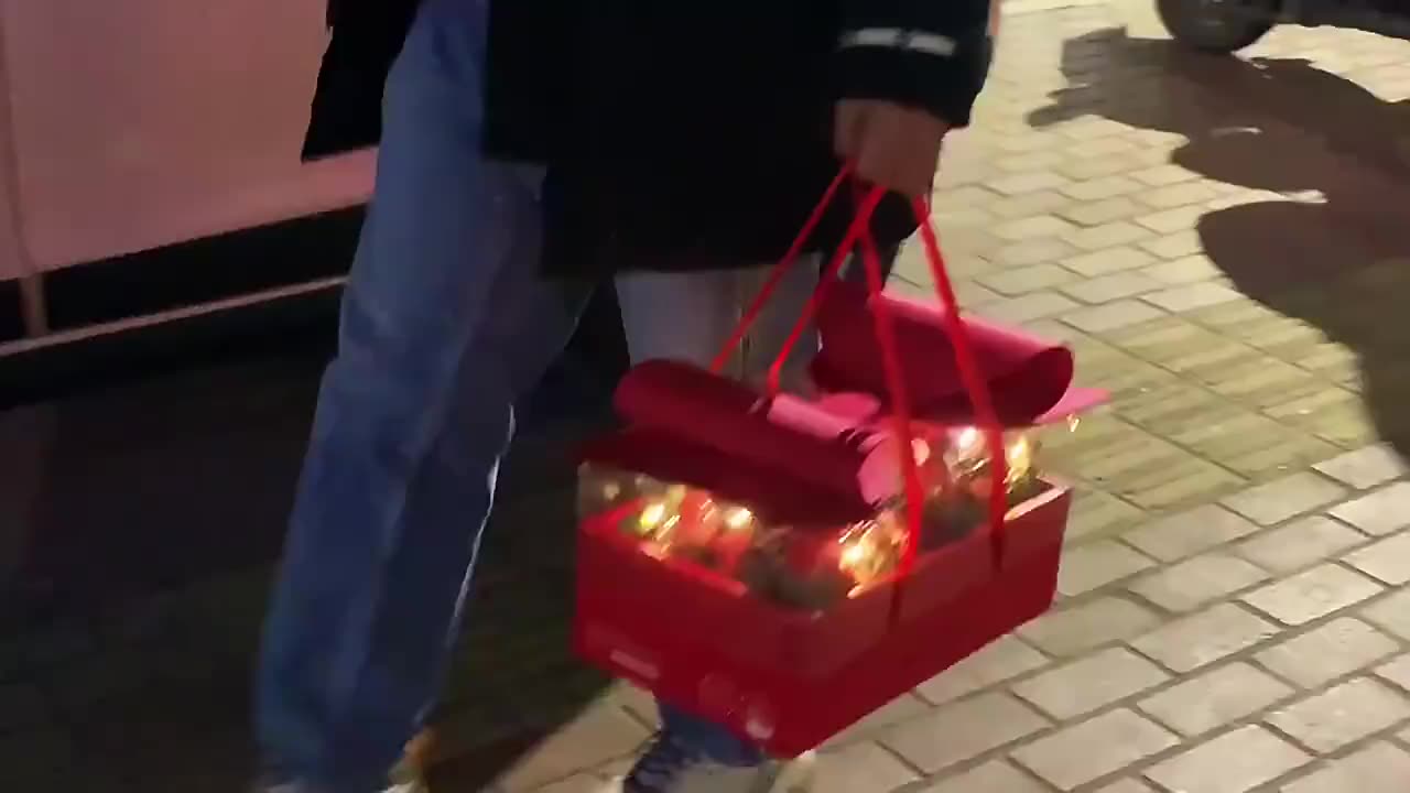 I Love You Flower Gift Boxes Mother Valentines Day Rose Packaging Box