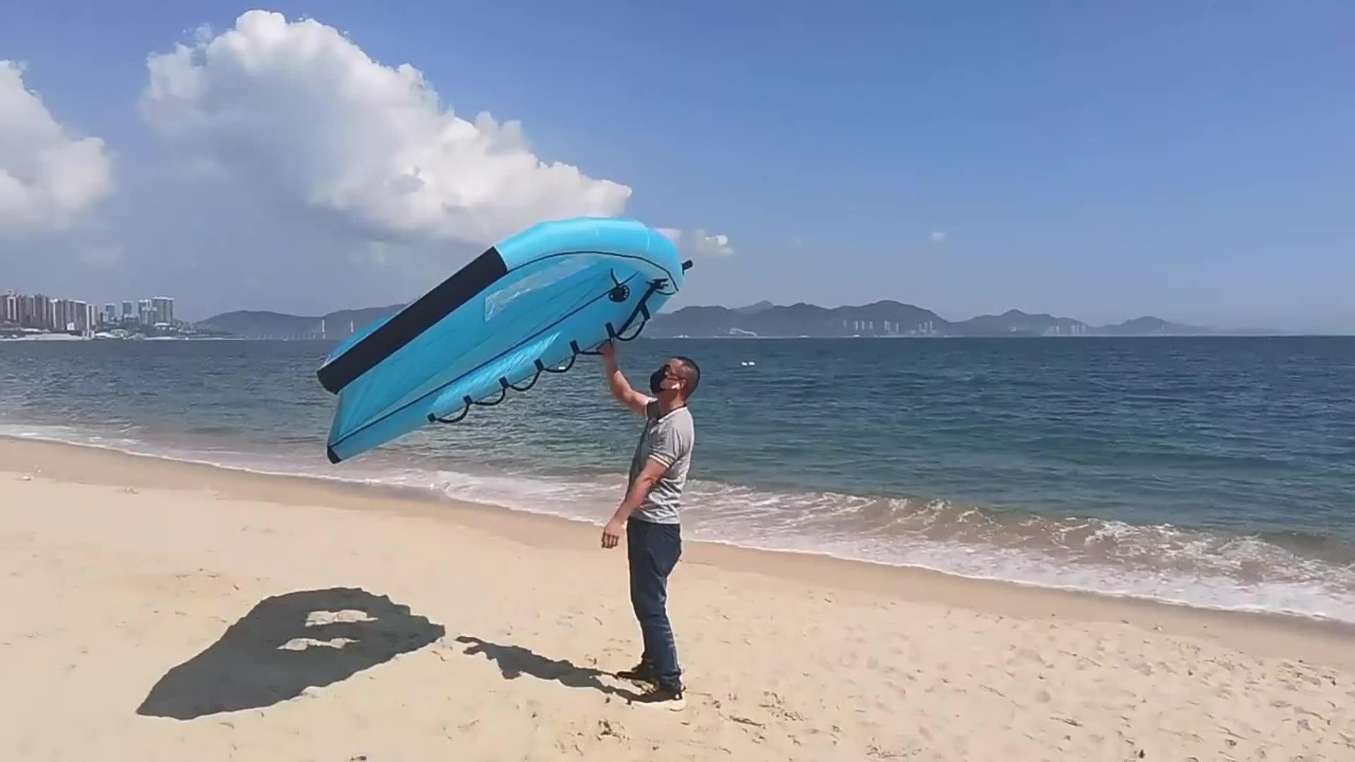 Inflatable Hydrofoil Wingfoil Set Sup Wind Surfing Harness Bord Fin