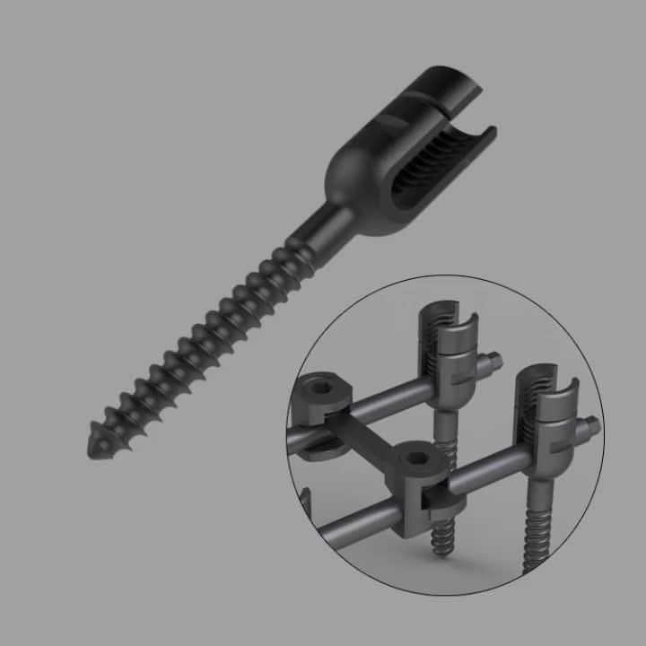 Can Fix Reduction Monoaxial Titanium Spine Pedicle Screws For Posterior