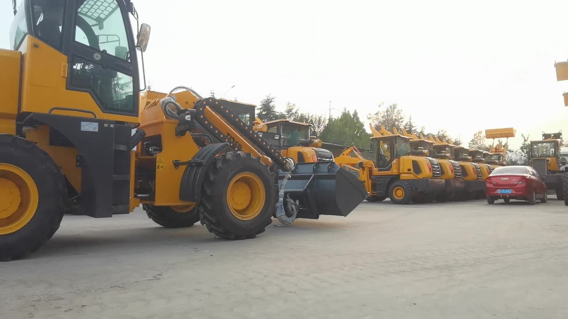 Tder Mini Telescope Loader Telehandler Telescopic Loader 2 Ton 2.5 Ton