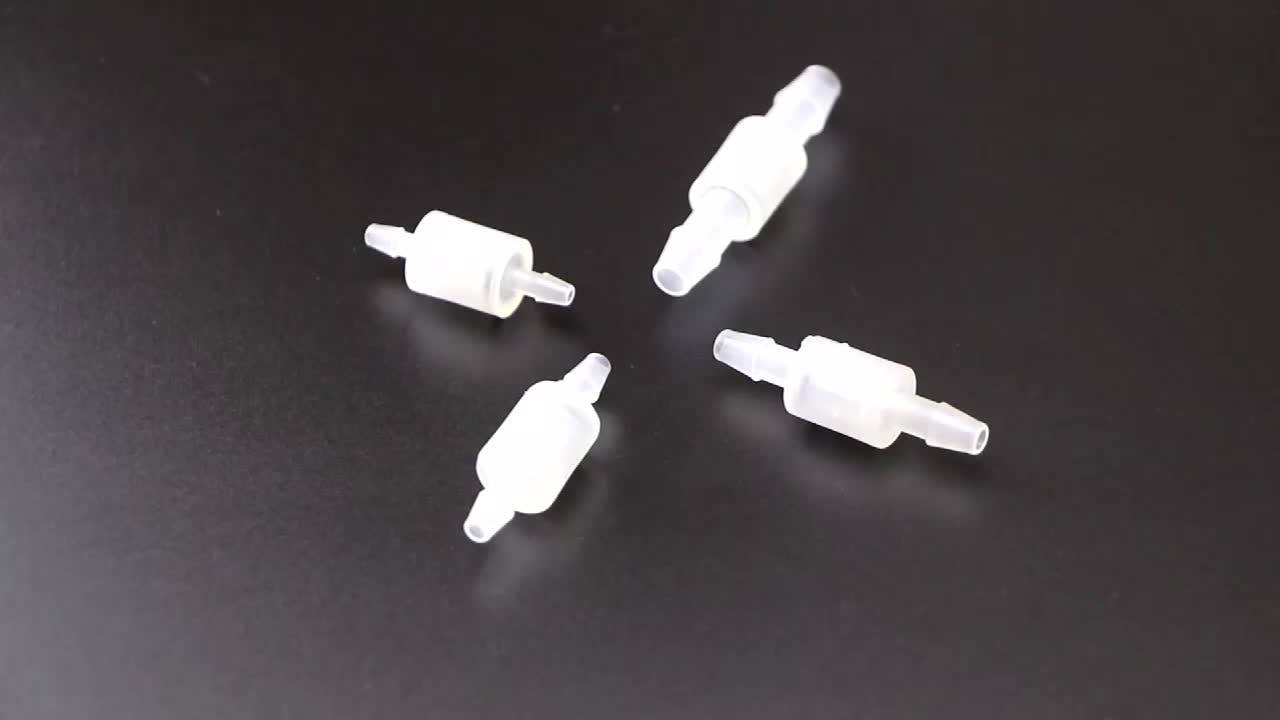 Ju Injection Molding Plastic Ball Spring Loaded One Way Check Valve