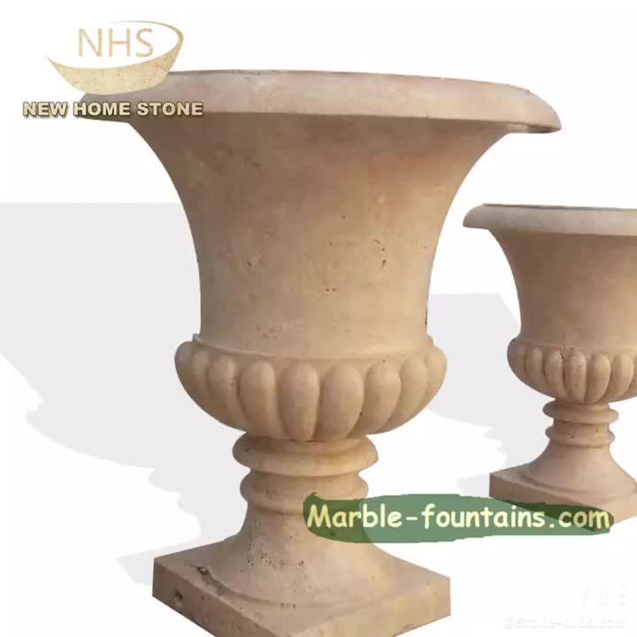 Garden Marble Carved Natural Stone Planter Pot Outdoor Buy Planter Pot,Stone Planter Pot