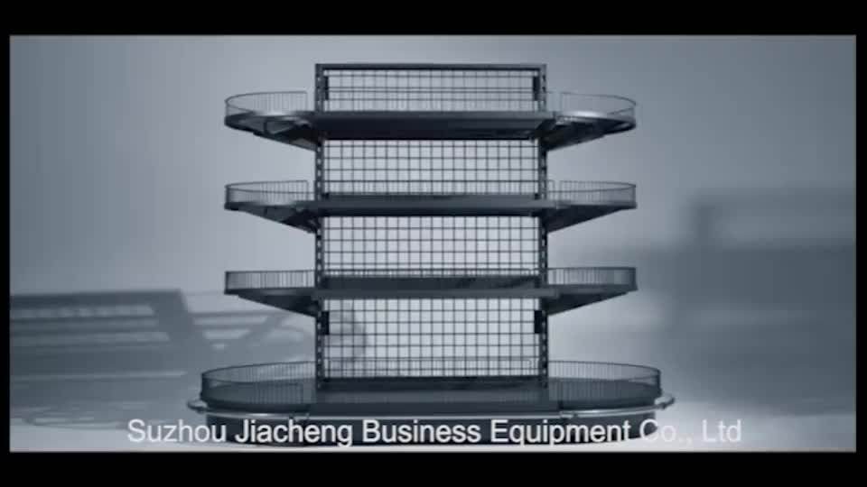 Supermarket Internal Or External 5 Tier Corner Shelf Used For Shop