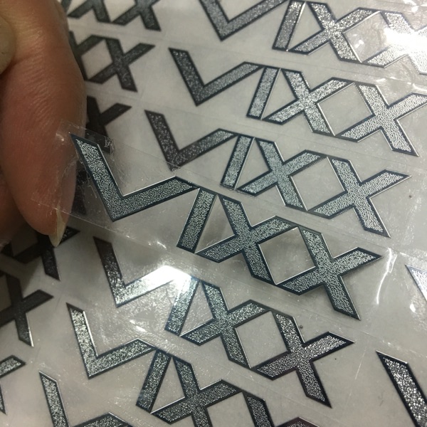 Dán kim loại mờ logo nhãn dán 3M tiêu chuẩn điện kim loại bảng tên kim loại rỗng keo - Thiết bị đóng gói / Dấu hiệu & Thiết bị