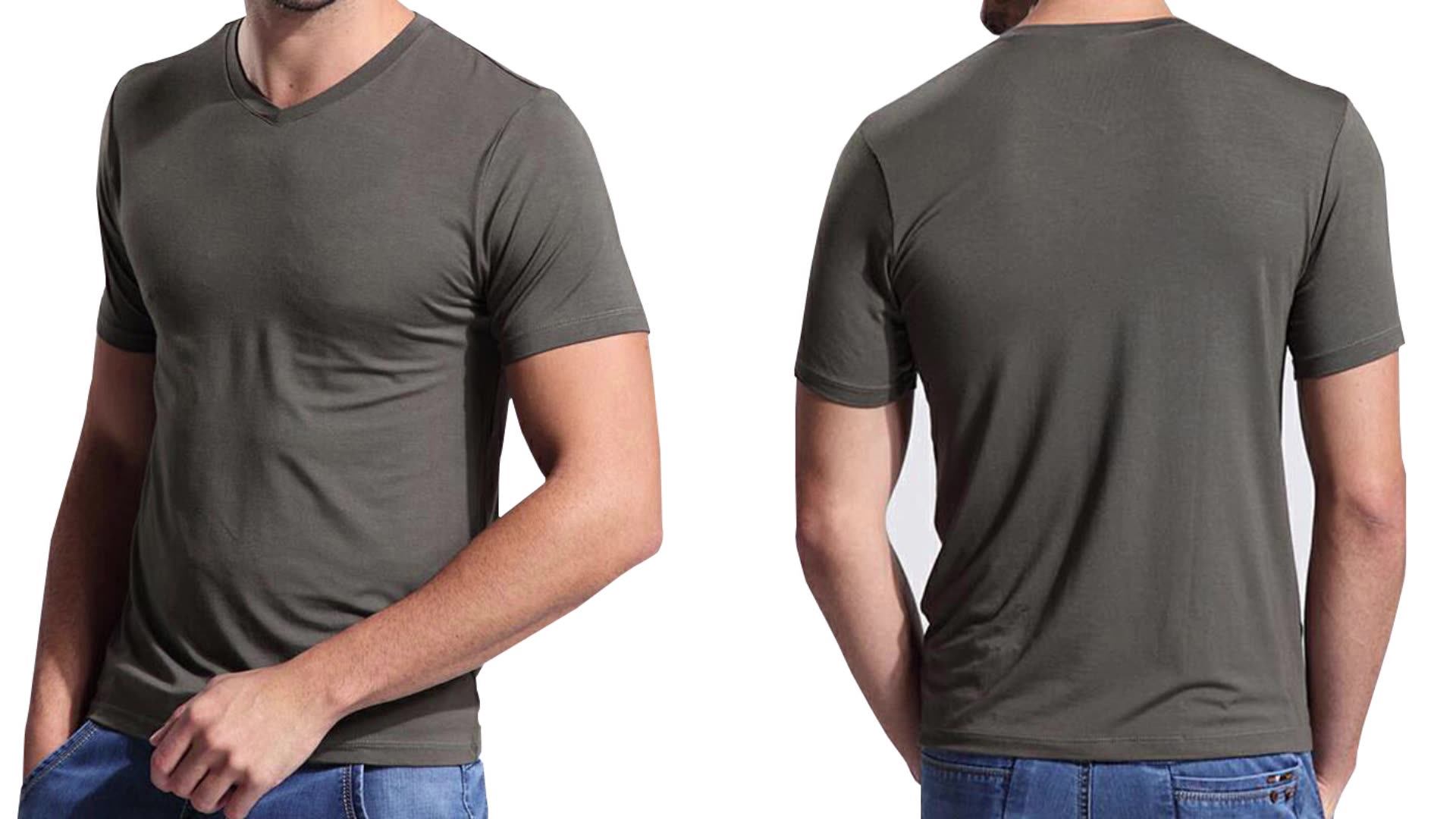 Breathable New Custom Design 70 Bamboo Fiber 30cotton Durable Men's T