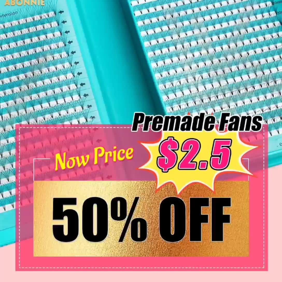 Abonnie Premade Volume Fans 4d 5d 6d 7d 8d 10d 12d 20d Fanned Lash C Cc