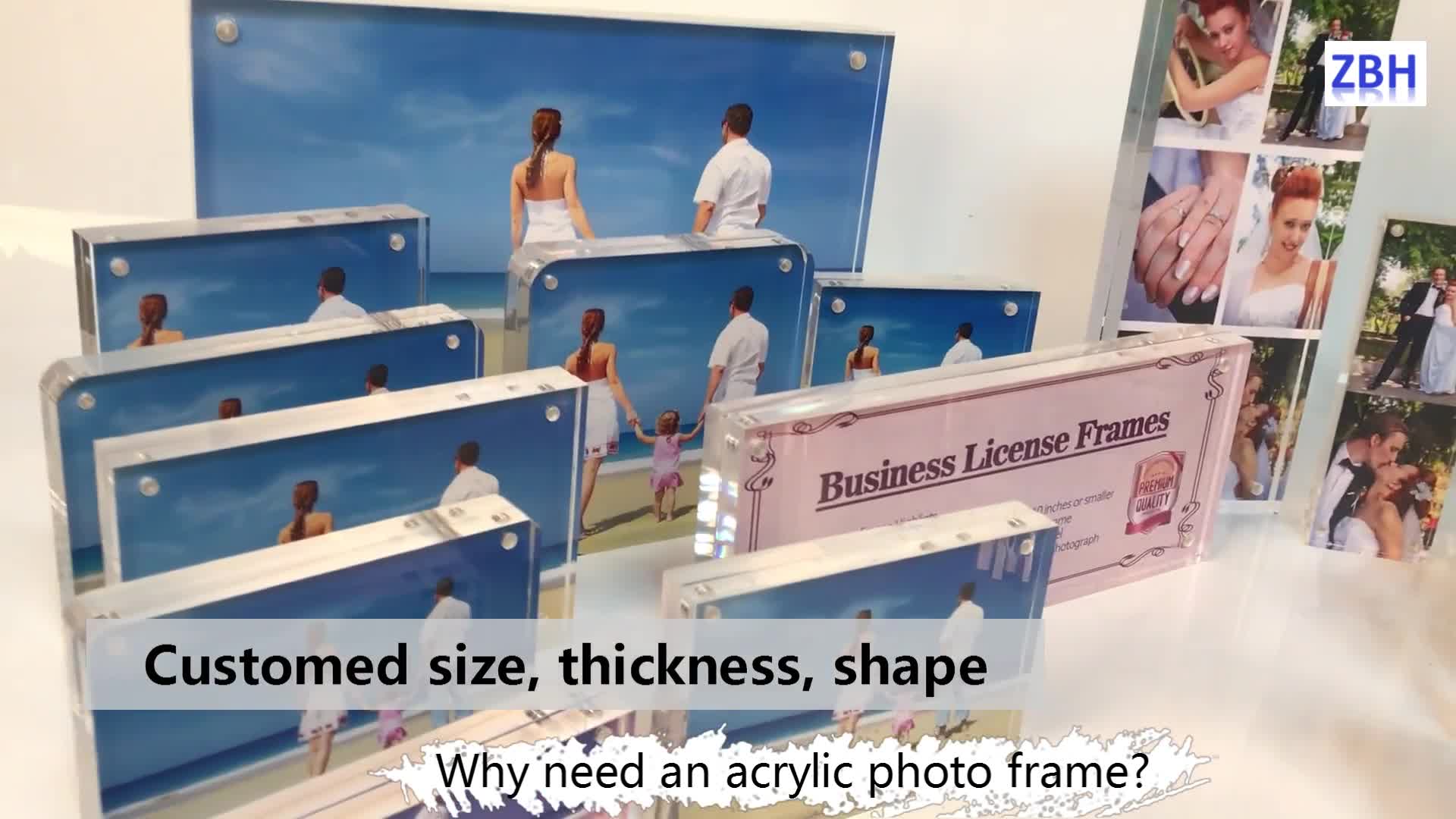 Acrylic Picture Frames 8x10 Bulk Photo Frames Wedding Baby