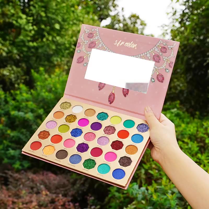 Make-up Roze Glitter Shimmer 35 Kleur Vendor Goedkope Pastel Geperst Big Chrome Oem Oogschaduw Oogschaduw Palet - Buy Eyeshadow Palette,Make-up Glitter Shimmer 35 Kleur Vendor Goedkope Pastel Geperst Chrome Oem