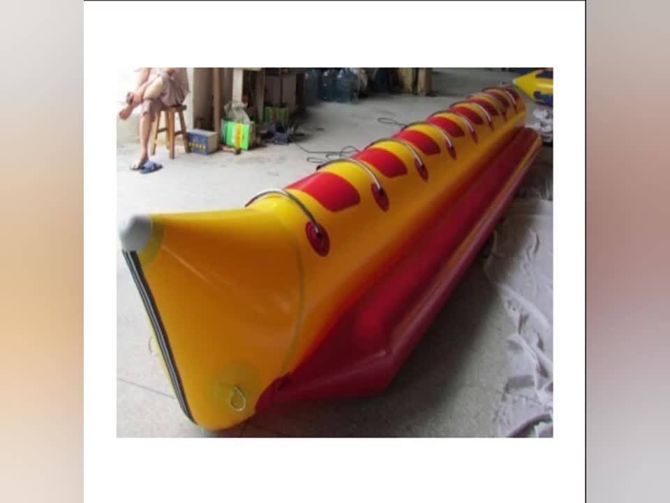 Commercial Water Play Equipment Inflatable Towable Banana Boat / Flyfish Banana Boat For Sales