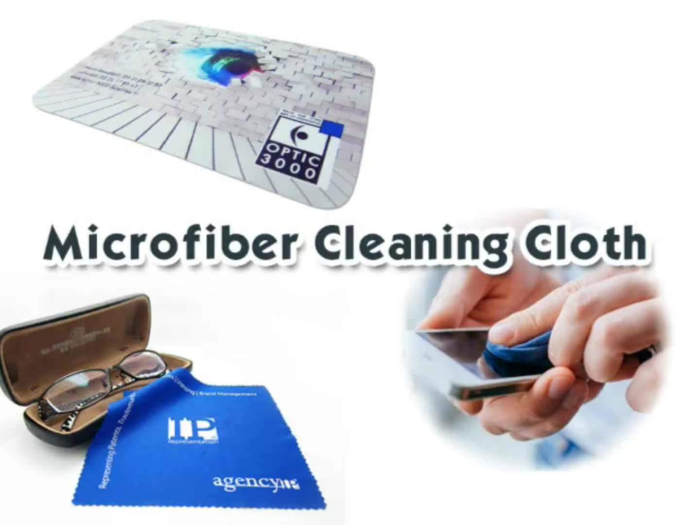 High Quality Lens Cloth Custom Microfiber Printed Glasses Cleaning