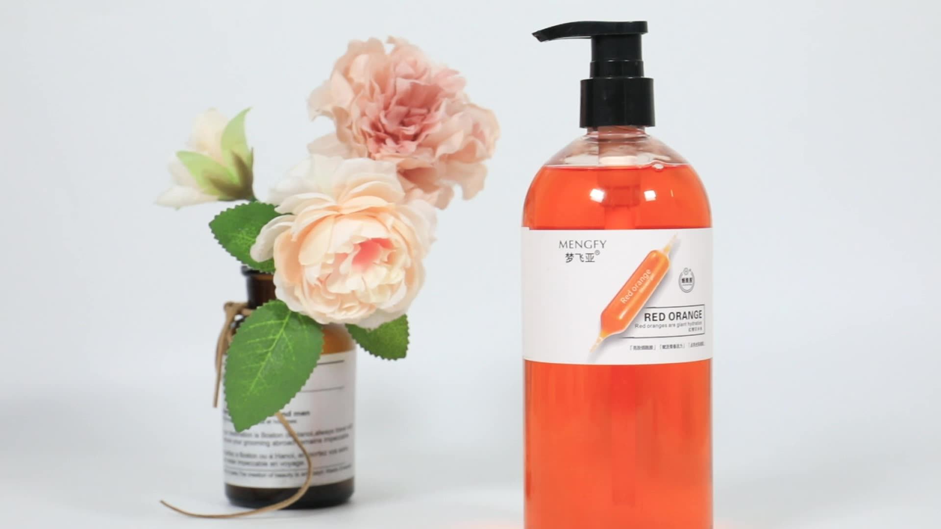 Sweet Orange Fragrance Moisturizing Whitening Niacinamide Shower Gel
