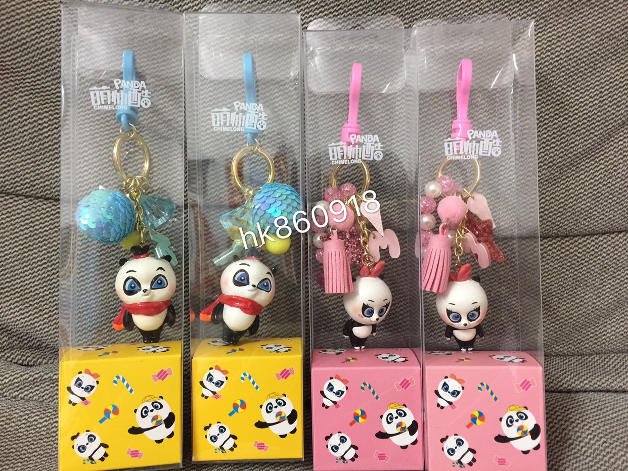 Zhuhai Changlong Guanglong Guangdong Memorial Key Closed Knee - button Cartoon Panda Cool Meng - button Hanging