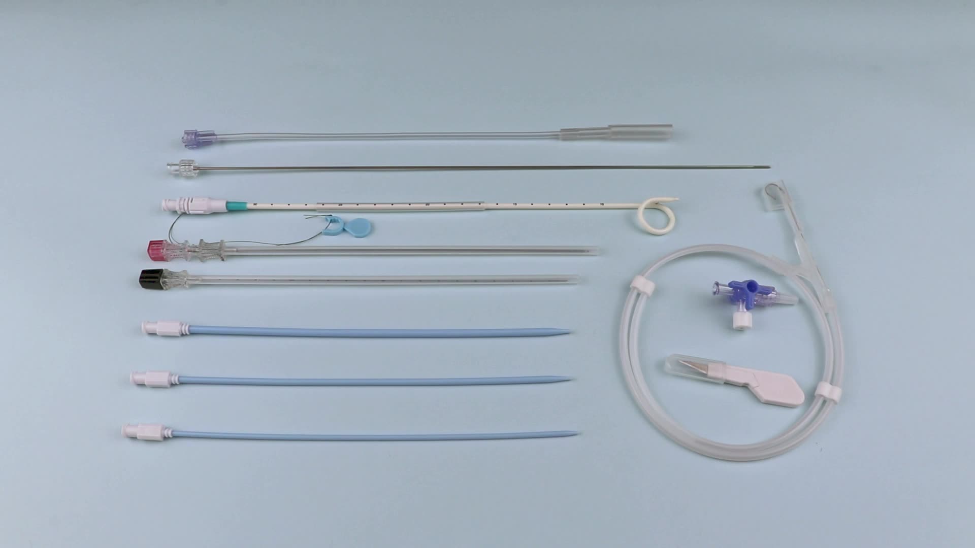 Катетер нефростомический. Набор катетеров дренажных Multipurpose Drainage Catheter Set: CLM-8.5-rh-NPAS-NT. Катетер нефростомический балонный. Катетер билиарный дренажный. Сменный нефростамические катетер.