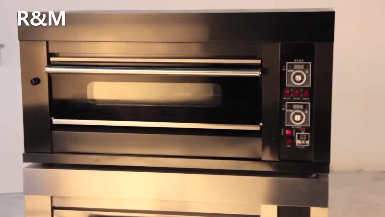 Single Deck Gas Industrial Ovens For Baking Cupcakes,Bread Pizza Bakery